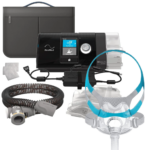 ResMed AirSense 10 AutoSet AutoCPAP z Nawilżaczem i Rurą Podgrzewaną Maska Evora full face F&P